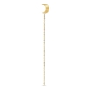 Billede af Jane Kønig Half Moon Chain Stud ørering forgyldt sølv (1 stk)