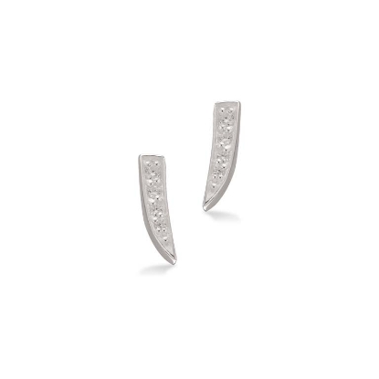 Billede af Øreringe cubic zir. sølv