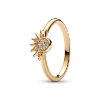 Billede af Pandora Kosmisk Funklende Sol ring forgyldt metalblanding m. cz (str. 48-60)