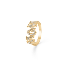 Billede af Mads Z "Wow/Mom" ring 14 kt. m. 0,23 ct. W.SI str. 52

