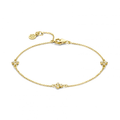 Billede af Spirit Icons Triangle armbånd 14 karat guld med 0,18 ct. w/vs 