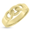 Billede af Loge ring (kraftig skinne) 925s. forgyldt (forgyldning vil blive slidt af ved brug !)