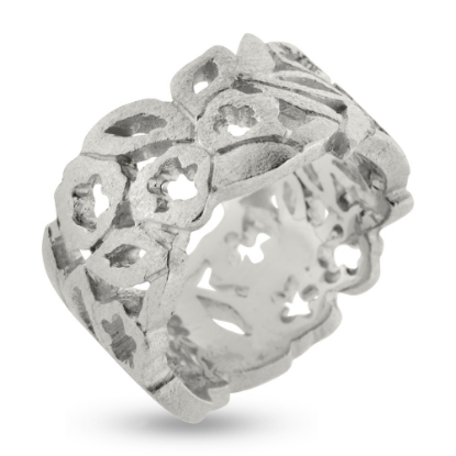 Billede af Ring med udsavninger 925s.