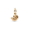 Billede af Pandora DISNEY Den Lille Havfrue Fortryllende Muslingeskal Charm forgyldt metalblanding m. cz