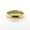 Billede af Ring halvrund profil, br. 3,5 mm. tk. 1,5 mm. 8 kt.  (str. max. 59)