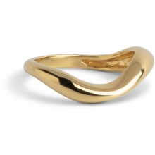 Billede af ENAMEL Copenhagen Agnete Small ring forgyldt sølv (str. 46)