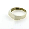Billede af Ring m. plade 6*12 mm 925s