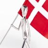 Billede af Kay Bojesen Fanebærer - poleret stål m. fane