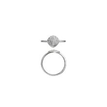 Billede af STINE A Vintage Shell ring sølv m. cz (str. 56)