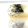 Billede af 3 brill. fattet i gnidefatning(forrivning) 1*0,01-1*0,02-1*0,03 ct. w/vs.,evt. fattet i fusionsring