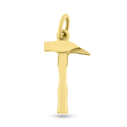 Billede af Vedhæng lægtehammer 925 forgyldt 