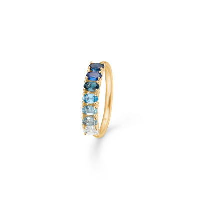 Billede af *Mads Z ring 14 kt. "Poetry Sapphire" str. 56