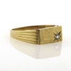 Billede af Herrering m. syn. sten 14 kt. facon 4,4 gr. (prisen er excl. guld)