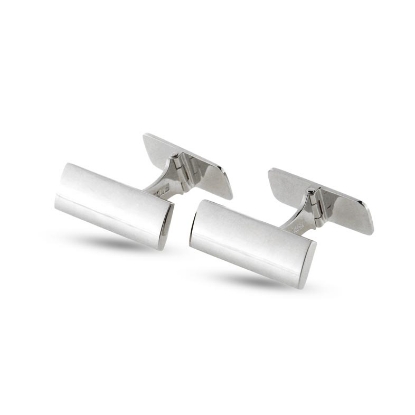 Billede af Manchetknapper hvælvet massive i sølv