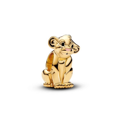 Billede af Pandora Disney Løvernes Konge Simba charm forgyldt metalblanding