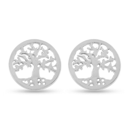 Billede af Ørestikker "Livets Træ" 925s sølv