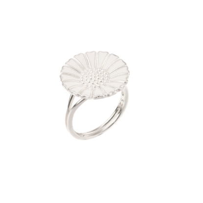 Billede af Lund Copenhagen Marguerit ring 18 mm sølv (str. 49-62)