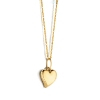 Billede af Spirit Icons Heart halskæde 14 karat , 45 cm.  