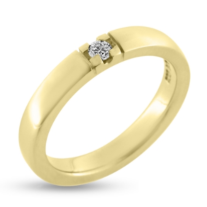 Billede af Alliancering 1* 0,09 w/si. 8 kt. 333 (br. 3,5-tk. 2,3 mm.)