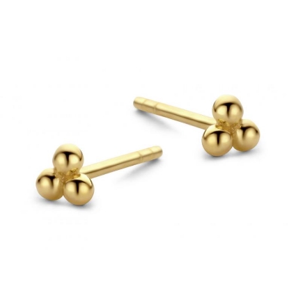 Billede af Spirit Icons Shishi ørestikker forgyldt sølv