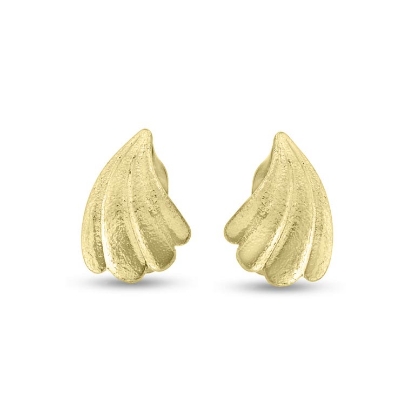 Billede af Øreclips "Shell" i guld