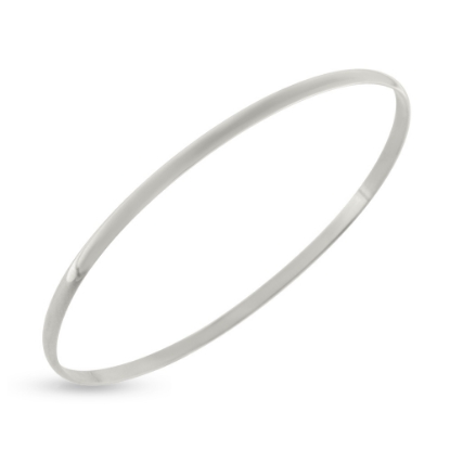 Billede af Armring ½ rund tråd 14 kt. hvg. Priser fra