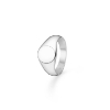 Billede af *Mads Z "Signet" ring sølv rund str. 58