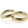 Billede af Vielses & Forlovelses ringe, profil oval ca. 4,6*2,7mm 8 kt
