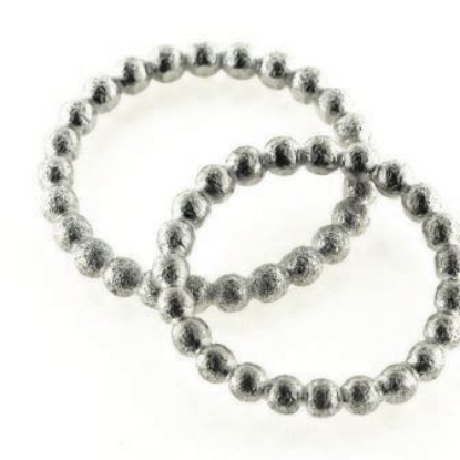 Billede af Vielsesringe kugler hele vejen rundt, br. 2,7 mm. massiv 925 s.