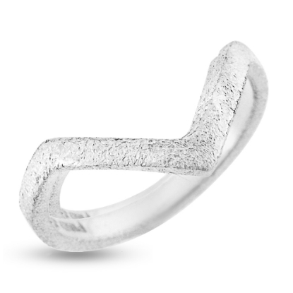 Billede af Pind J. Design Ring V ring 925s sølv (vring)