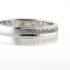 Billede af Ring fattet med  15 brill. a 0,01 w/vs. 14 kt. hvg.