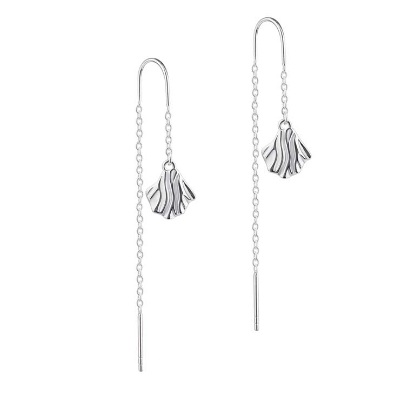 Billede af *Aqua Dulce Hulda øreringe sølv