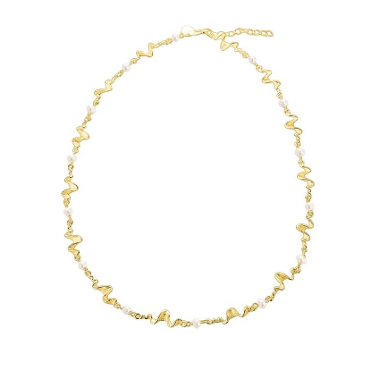 Billede af Aqua Dulce Rhumba Choker halskæde forgyldt sølv m. fvp (39 + 3 cm)