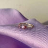 Billede af Ring ametyst/pink topas 8 kt.
