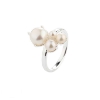 Billede af Aqua Dulce Bubbels ring sølv m. fvp - 8 (str. 57)