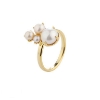 Billede af Aqua Dulce Bubbels ring forgyldt sølv m. fvp - 10 (str. 62)