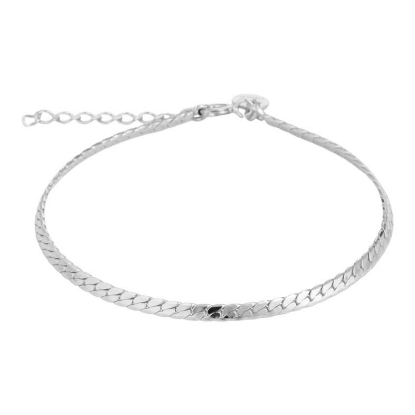 Billede af Aqua Dulce Therese armbånd sølv (17 + 3 cm)