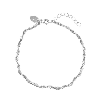 Billede af Aqua Dulce Marianna armbånd sølv (17 + 3 cm)