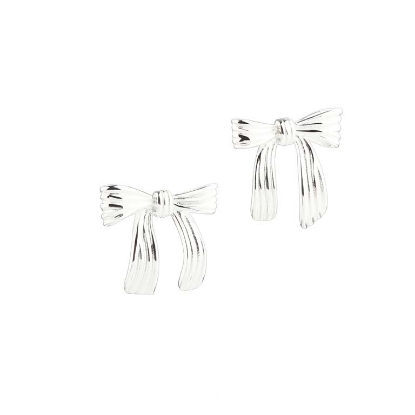 Billede af *Aqua Dulce Pretty Bow øreringe sølv