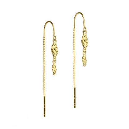 Billede af Aqua Dulce Mila øreringe forgyldt sølv