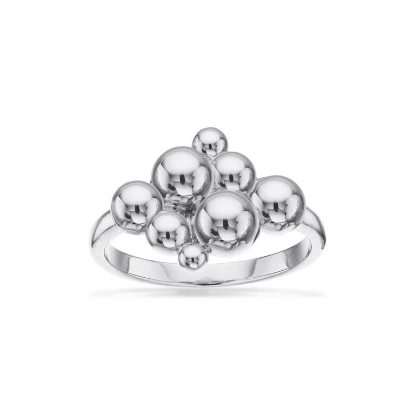 Billede af Ring kugler sølv pt.