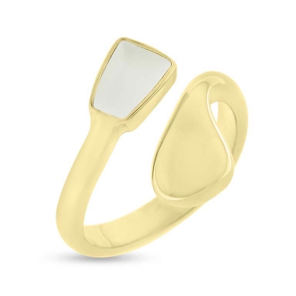 Billede af Tand ring 14 kt fac. 5,5 gr (prisen er excl. guld)