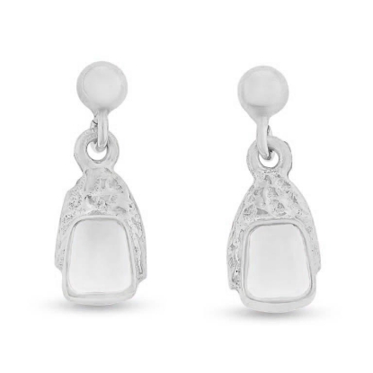 Billede af Tand øreringe i sølv