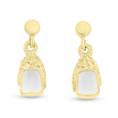 Billede af Tand øreringe 8 kt