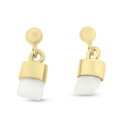 Billede af Tand øreringe 14 kt