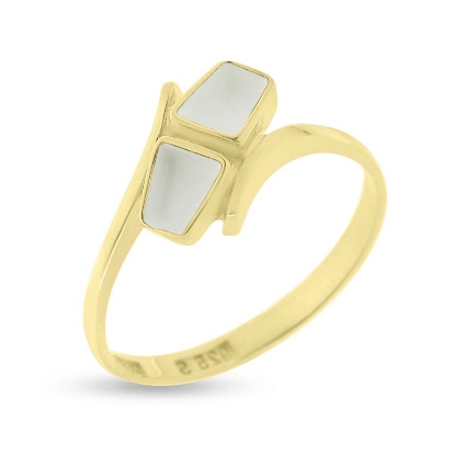 Billede af Tand ring 14 kt. fac. 2,7 gr. (prisen er excl. guld)