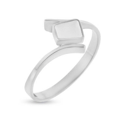 Billede af Tand ring i sølv m. 1 tand