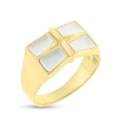 Billede af Tand ring 14 kt. fac. 6,3 gr