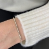Billede af *Dazzling Tennis-armbÃ¥nd 0,95 H-W/SI 14 kt.