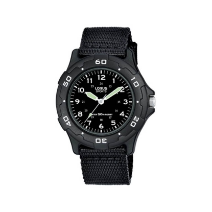 Billede af Lorus Kids børneur plastik nylonrem analog 10bar 36mm